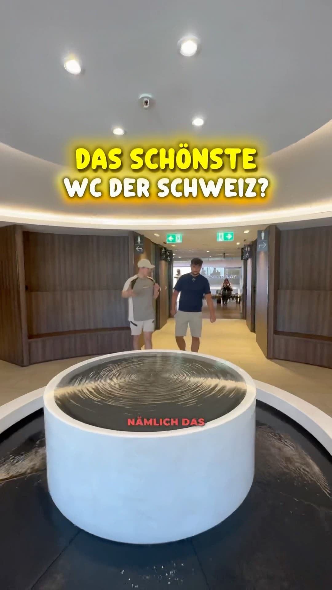 Toilette im Shoppingcenter Spreitenbach