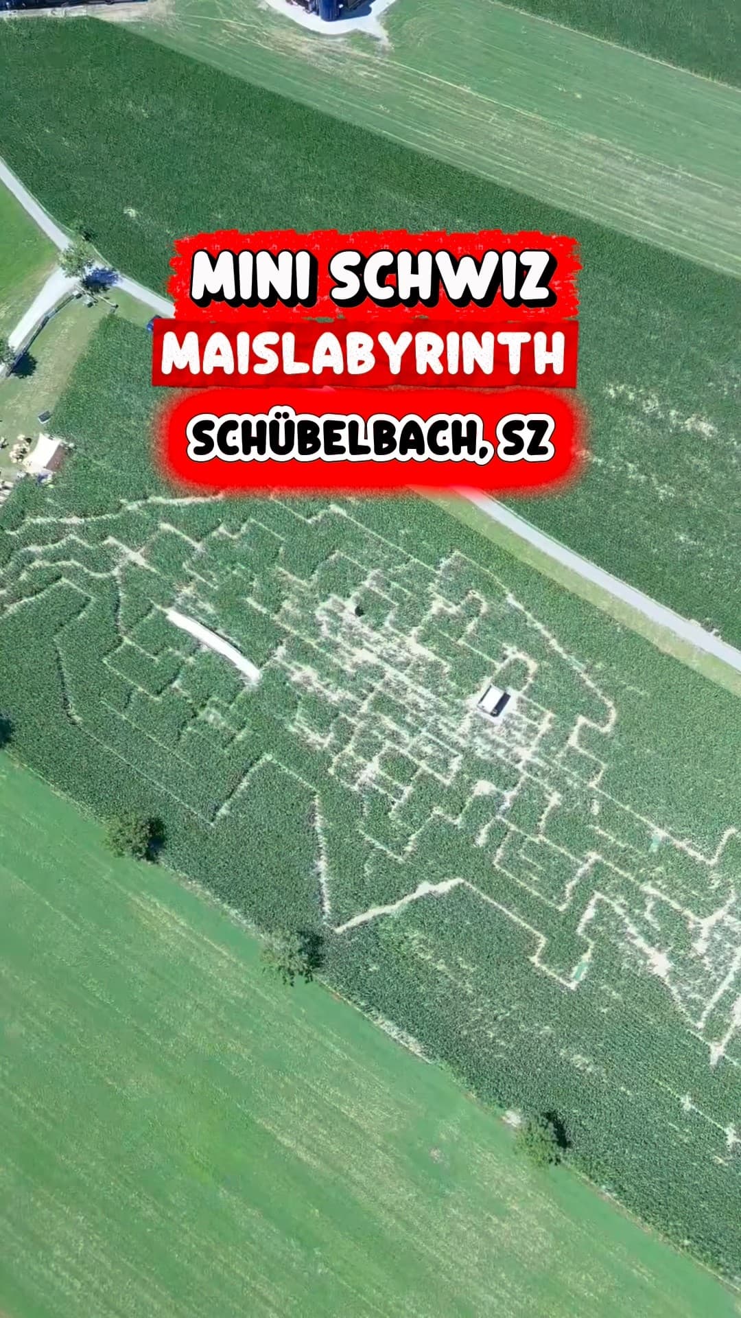 Mini-Schweiz Mais-Labyrinth