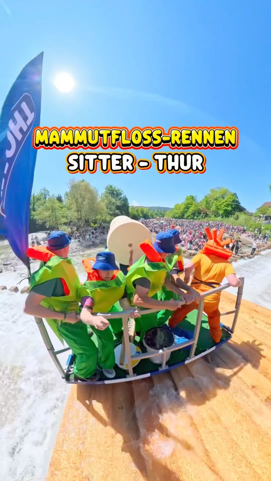 Mammut-Flossrennen Sitterschwum