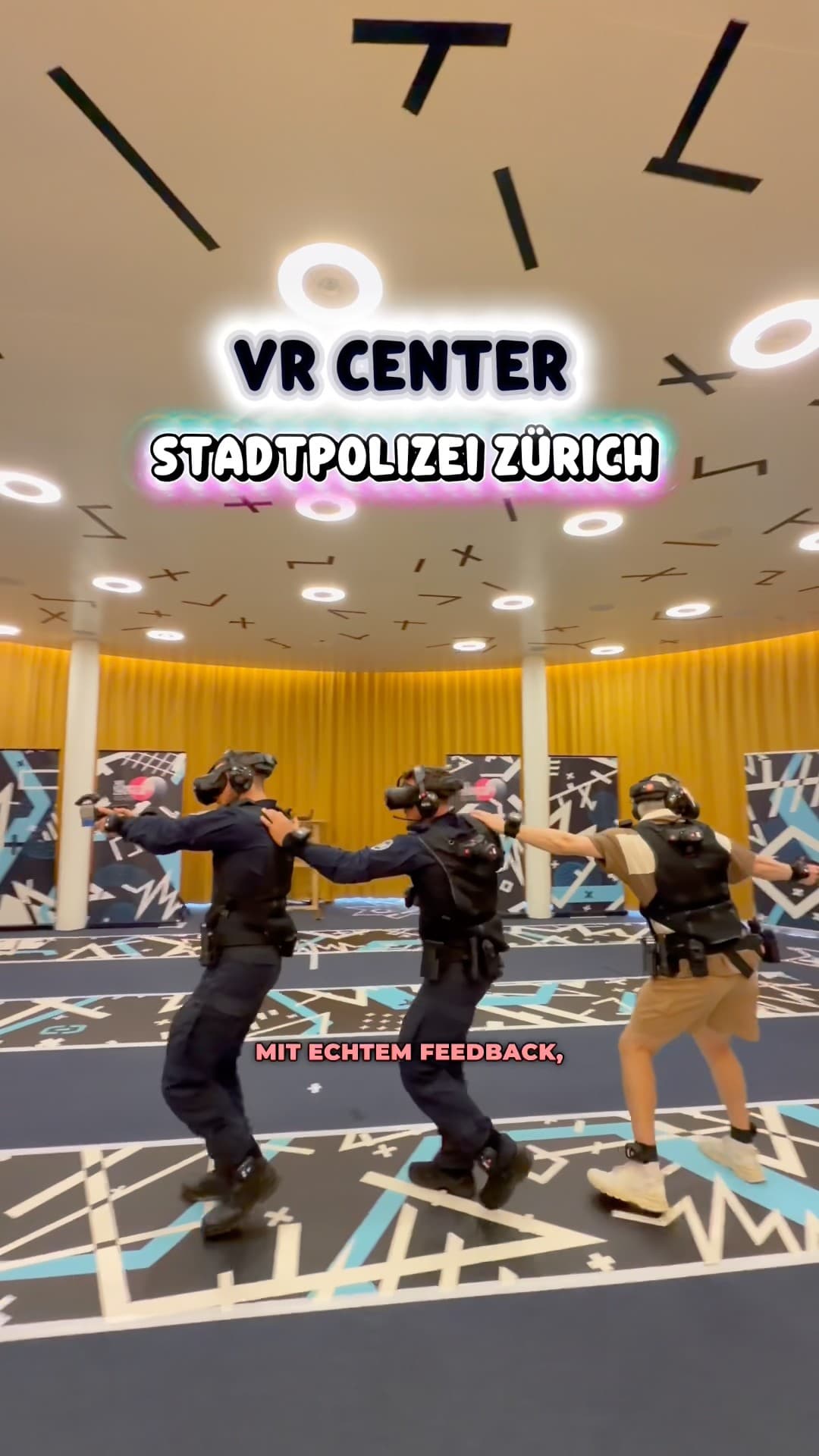 VR-Trainingsanlage der Stadtpolizei Zürich