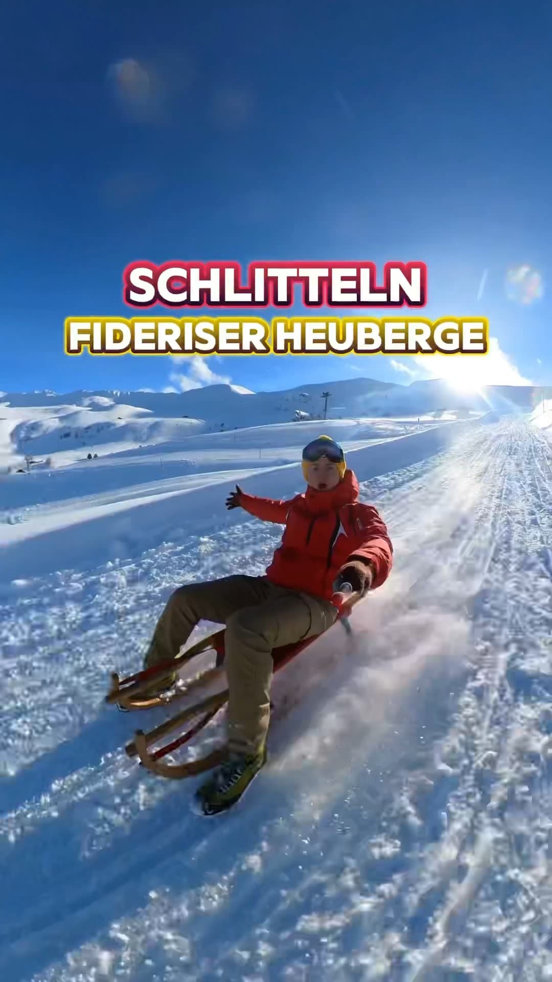 Schlittelpiste Fideriser Heuberge