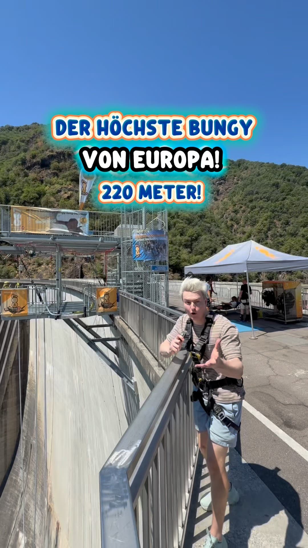 007 Bungy Jump Verzasca-Staudamm