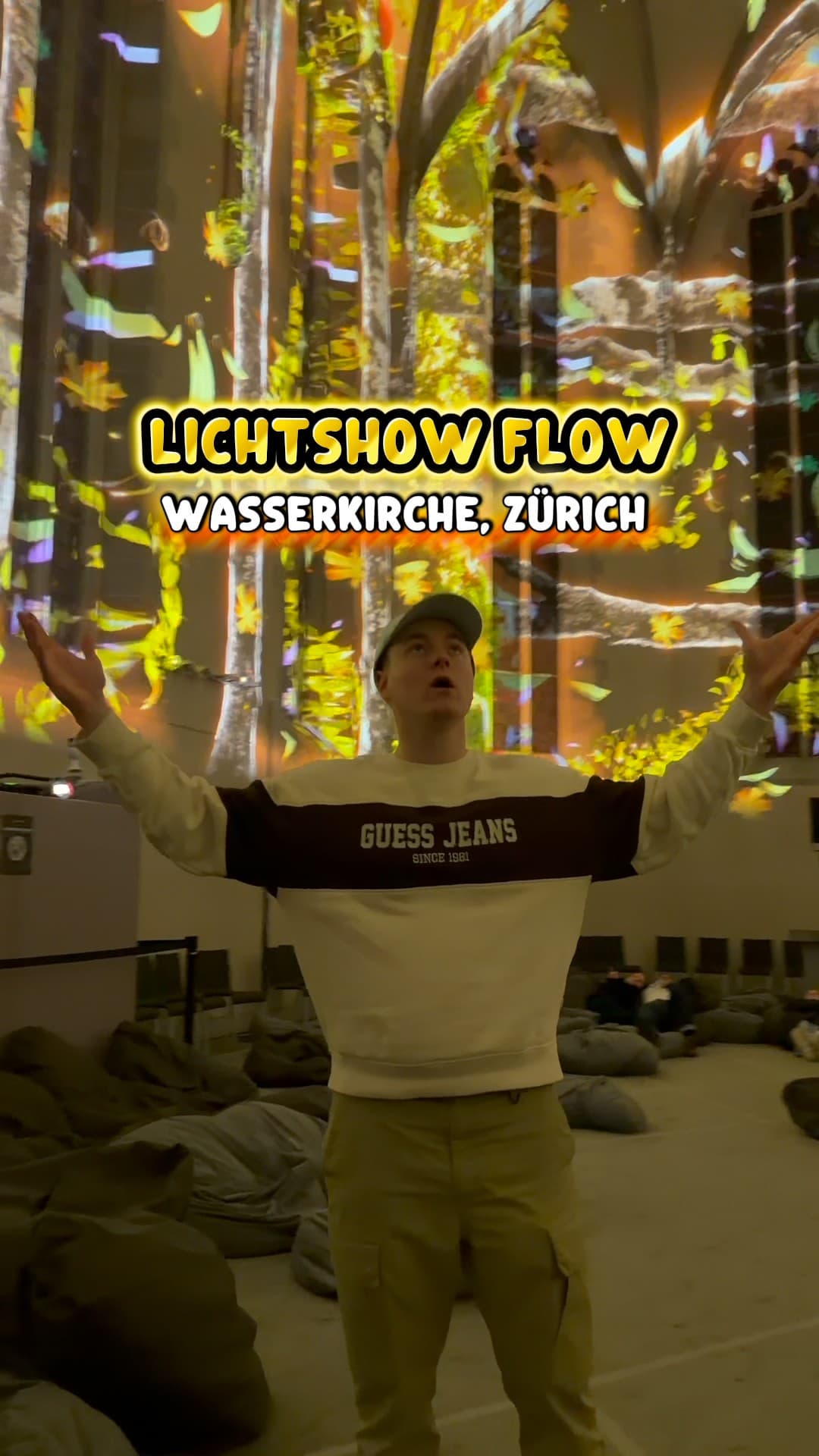Flow Lichtshow in der Wasserkirche